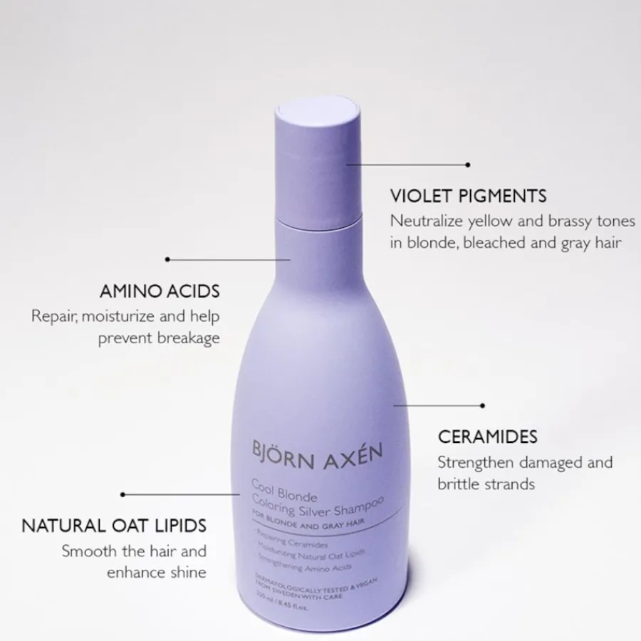 Bjou0308rn Axeu0301n Cool Blonde Coloring Silver Shampoo von Bjo¨rn Axe´n