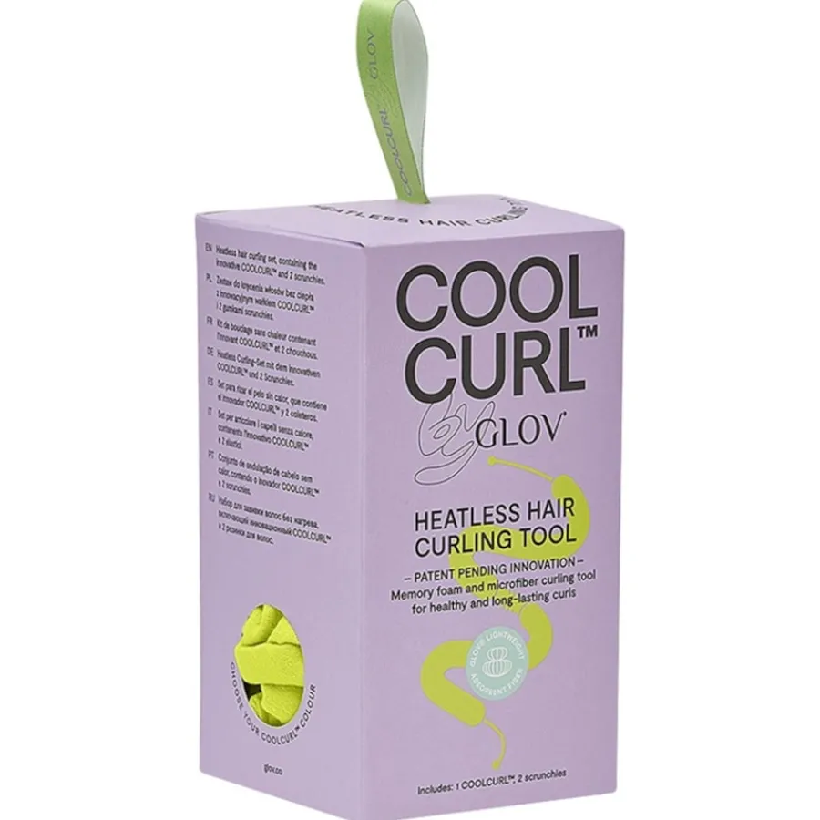 GLOV Coolcurl™ Hitzefreies Lockenwickler-Set Cool Curl Lime von