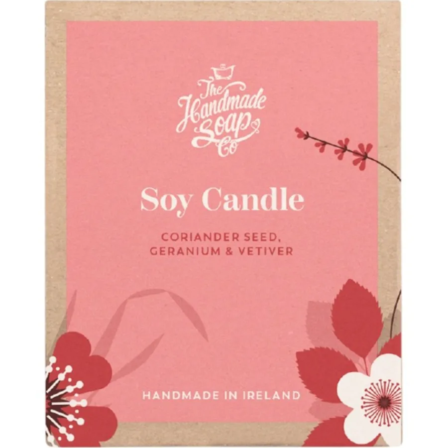 The Handmade Soap Coriander Seed, Geranium & Vetiver Soy Candle von