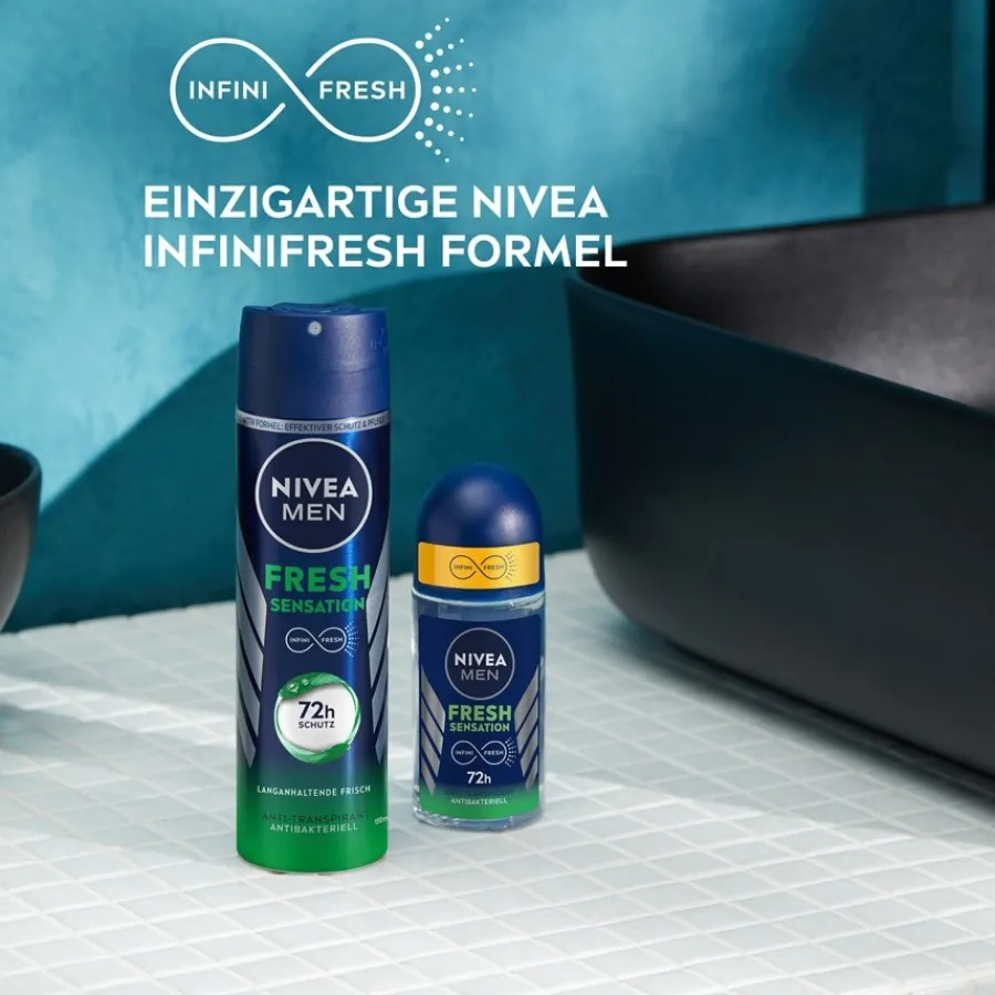 NIVEA Deodorant Antitranspirant Deospray Fresh Sensation MEN von