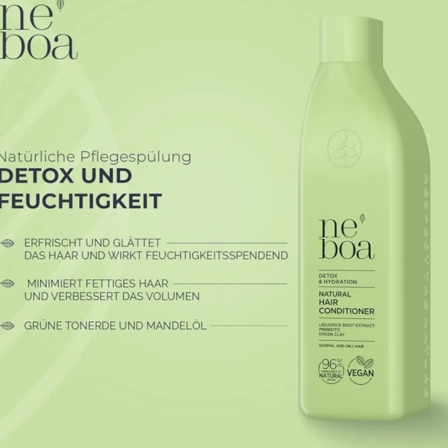 Neboa Detox & Hydration Natural Conditioner Normal and Oily Hair von