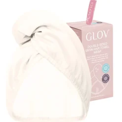 GLOV Doppelseitiger Satin-Mikrofaser Haarturban Hair Wrap Satin von