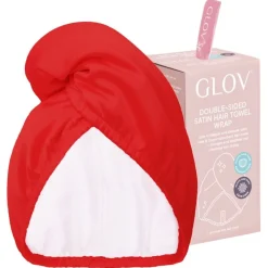 GLOV Doppelseitiger Satin-Mikrofaser Haarturban Hair Wrap Satin von
