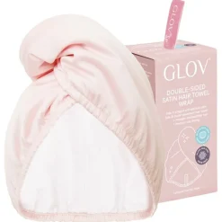 GLOV Doppelseitiger Satin-Mikrofaser Haarturban Hair Wrap Satin von