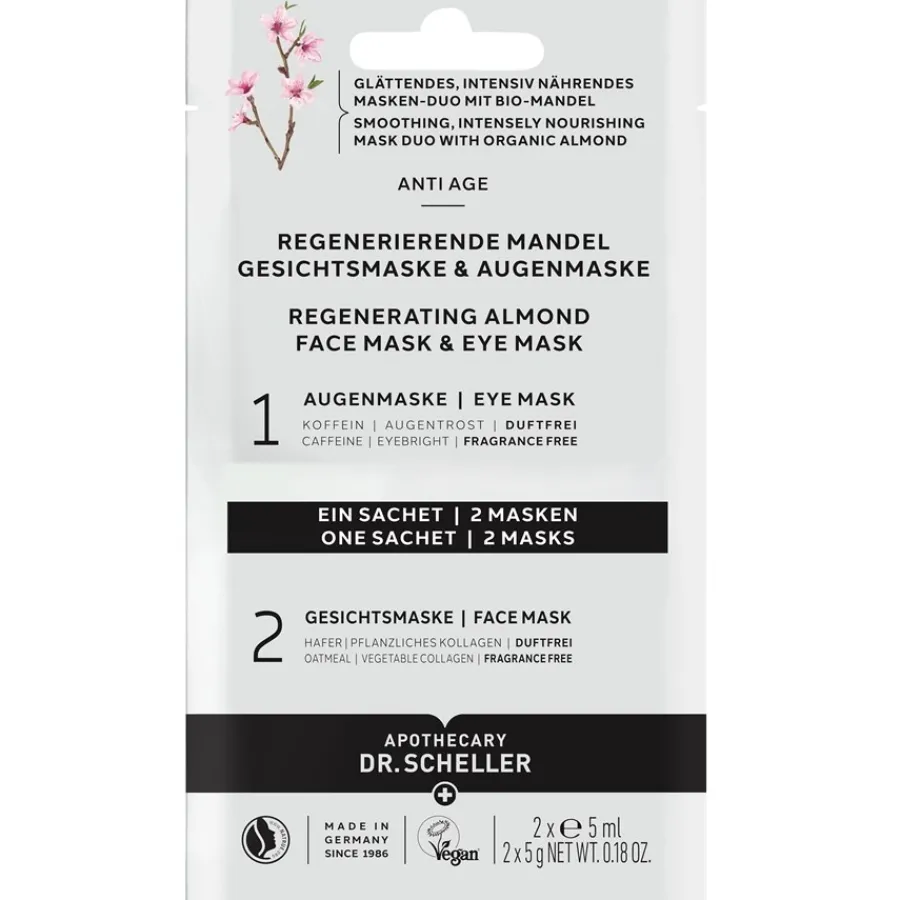 Dr. Scheller Regenerierende Mandel Gesichtsmaske & Augenmaske Best