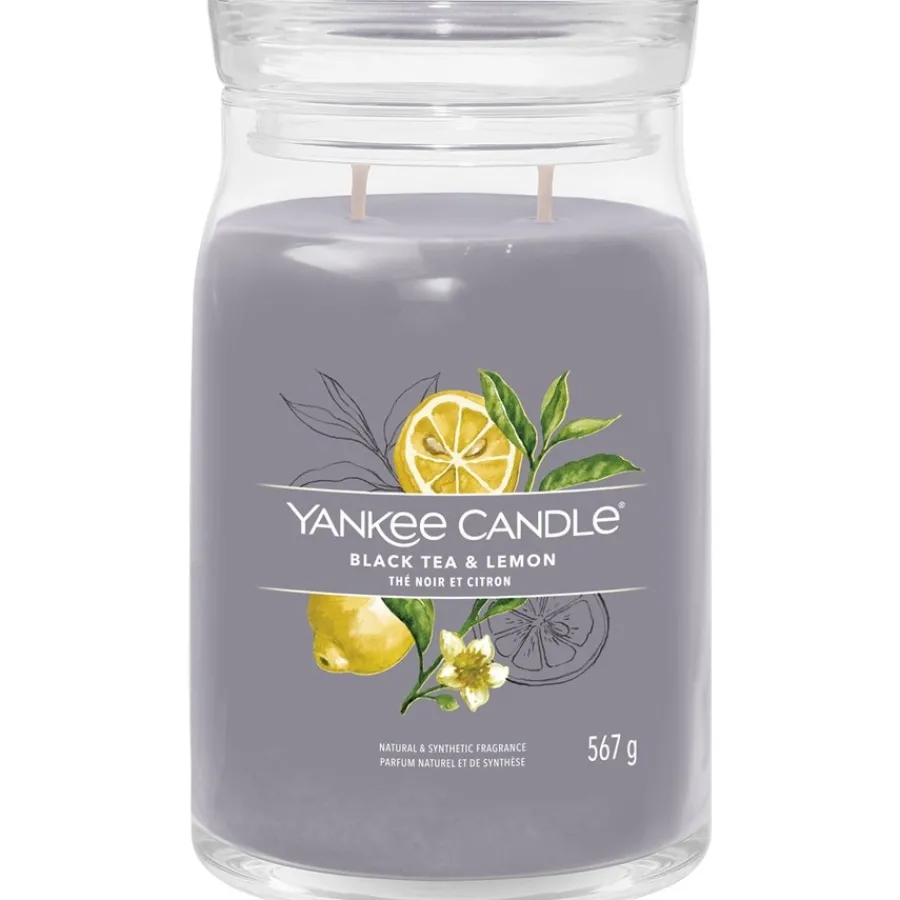 Yankee Candle Duftkerzen Black Tea & Lemon von