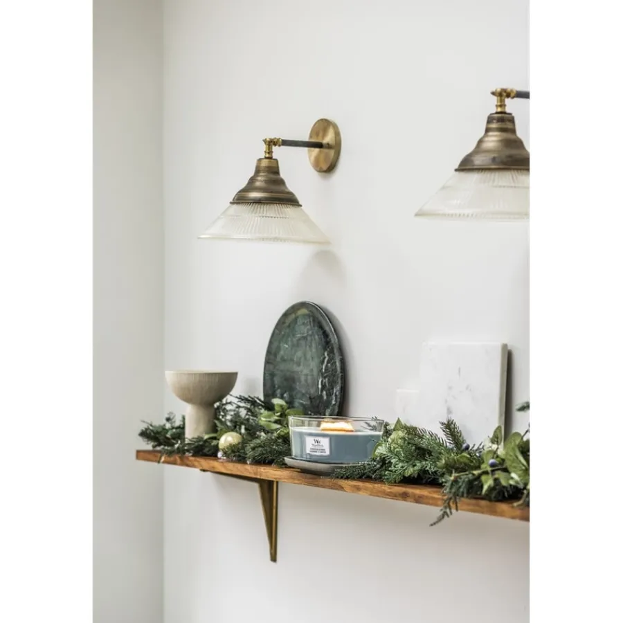 WoodWick Duftkerzen Ellipse Evergreen Cahsmere von