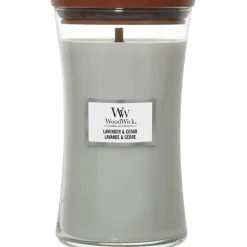 WoodWick Duftkerzen Lavender + Cedar von Hot