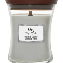 WoodWick Duftkerzen Lavender + Cedar von Hot