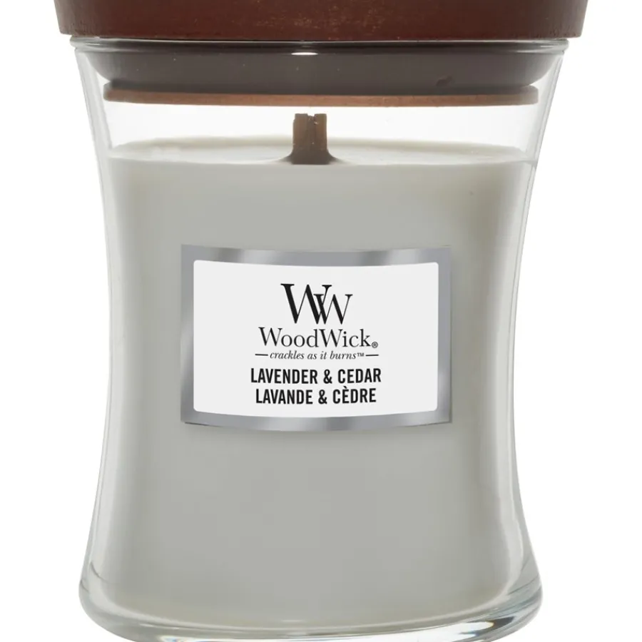 WoodWick Duftkerzen Lavender + Cedar von Hot