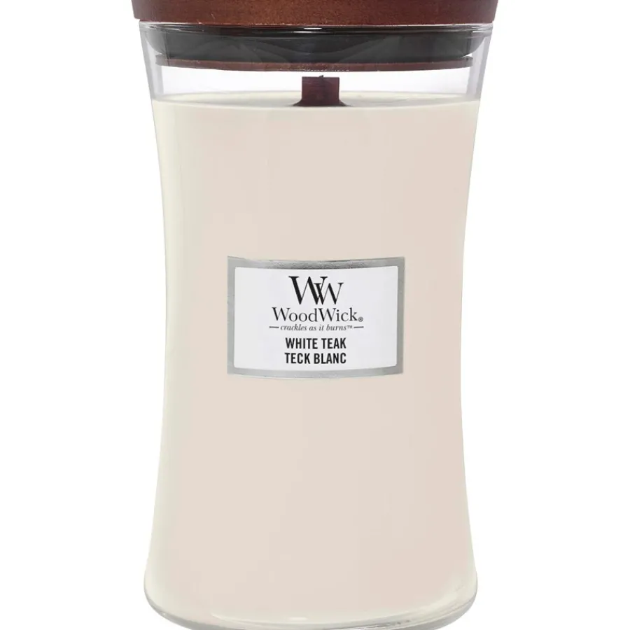 WoodWick Duftkerzen White Teak von