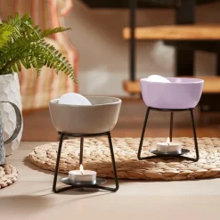 Yankee Candle Duftlampe Pebble Tart Scented Lamp Grey Lilac von