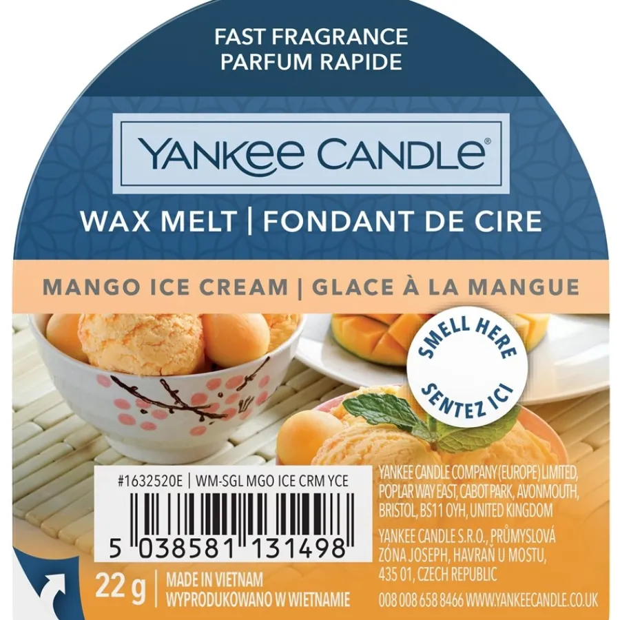 Yankee Candle Duftwachs Mango Ice Cream von Clearance