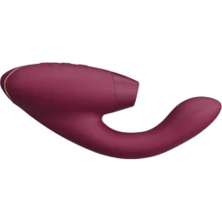 Womanizer Duo 2 Luxuriöser Dual Stimulator Mit Pleasure Air Technologie Für Die Klitoris Und Vibration Für Den G-Punkt Boradeaux von