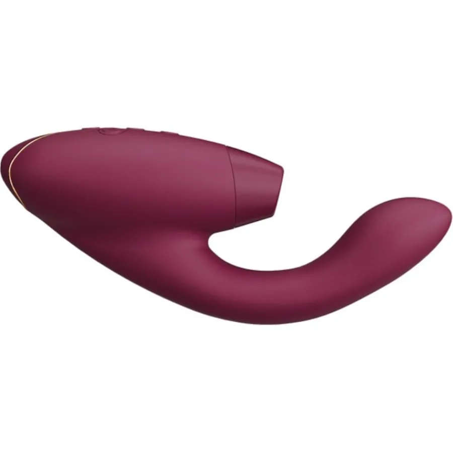 Womanizer Duo 2 Luxuriöser Dual Stimulator Mit Pleasure Air Technologie Für Die Klitoris Und Vibration Für Den G-Punkt Boradeaux von