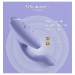 Womanizer Duo 2 Luxuriöser Dual Stimulator Mit Pleasure Air Technologie Für Die Klitoris Und Vibration Für Den G-Punkt Lilac von