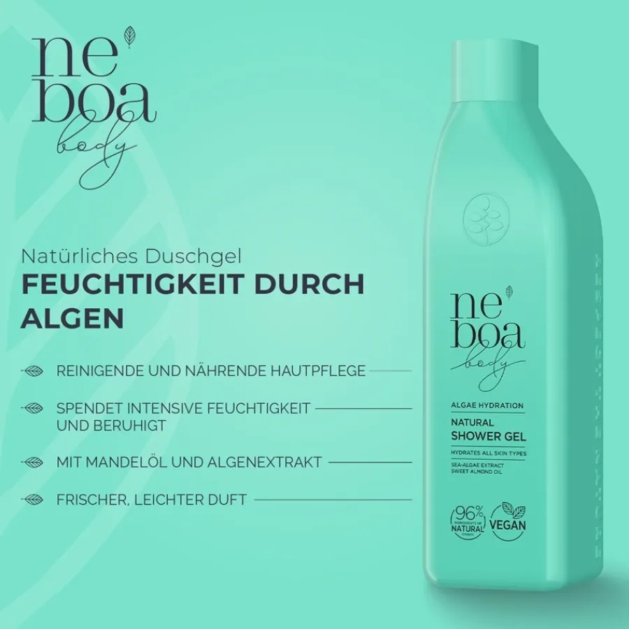 Neboa Duschgel Shower Gel Algae Hydration All Skin Types von Hot