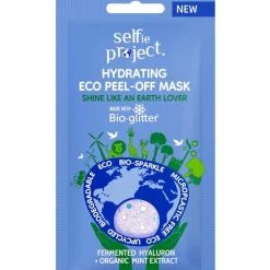 Selfie Project Eco Sparkle #Shine like an Earth Lover Feuchtigkeitsspendende Peel-Off Maske von Clearance