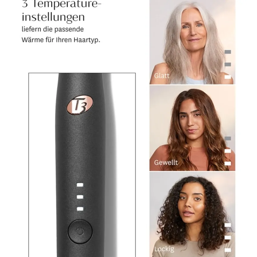 T3 Edge Beheizte Glättungs- & Stylingbürste von New