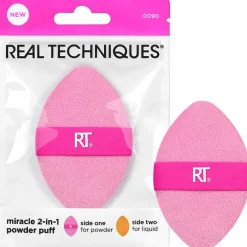 Real Techniques Einzelne Schwämme Miracle 2-in-1 Powder Puff von Clearance