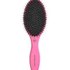 Olivia Garden Expert Care Oval Paddelbürste 16-reihig, Pink Mit Wildschwein-/Nylonborsten von Hot