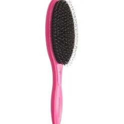 Olivia Garden Expert Care Oval Paddelbürste 16-reihig, Pink Mit Wildschwein-/Nylonborsten von Hot