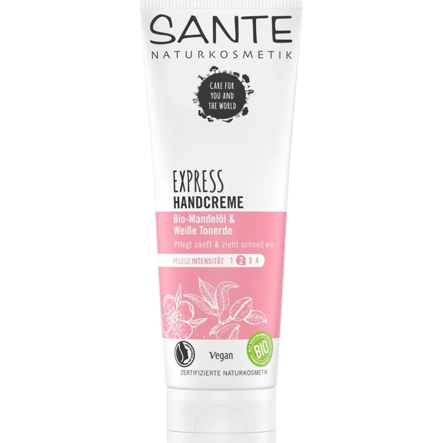 Sante Naturkosmetik Express Handcreme Bio-Madelöl & Weiße Tonerde von New