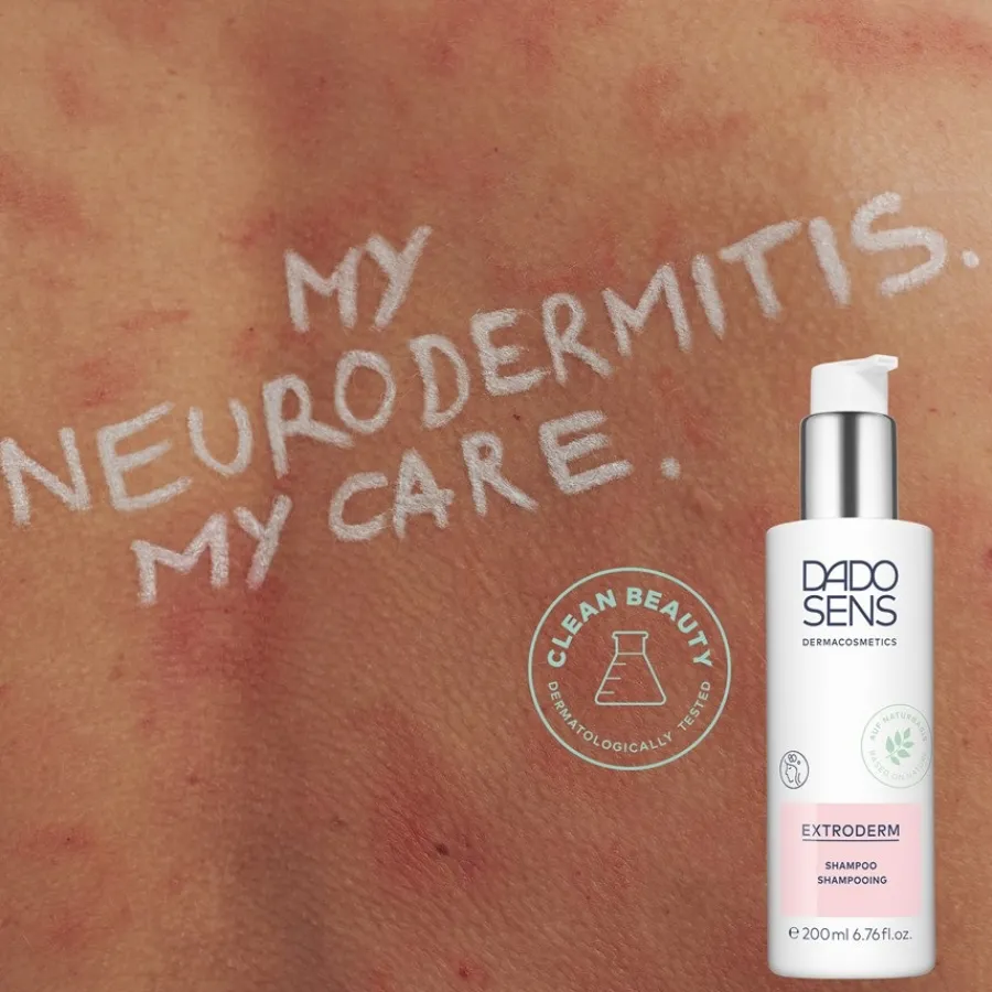 DADO SENS EXTRODERM SHAMPOO - bei trockener Haut und Neurodermitis von Best
