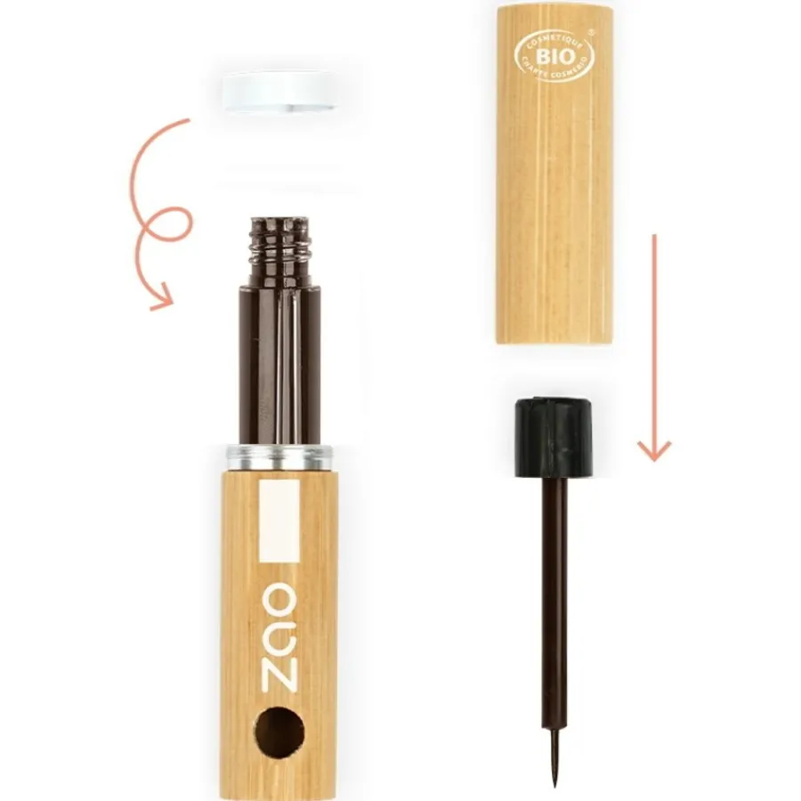Zao Eyeliner & Kajal Bamboo Eye Liner von