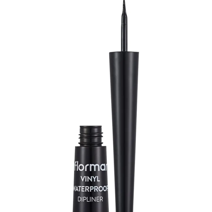 Flormar Eyeliner Vinyl Waterproof Dipliner von 001 Black New