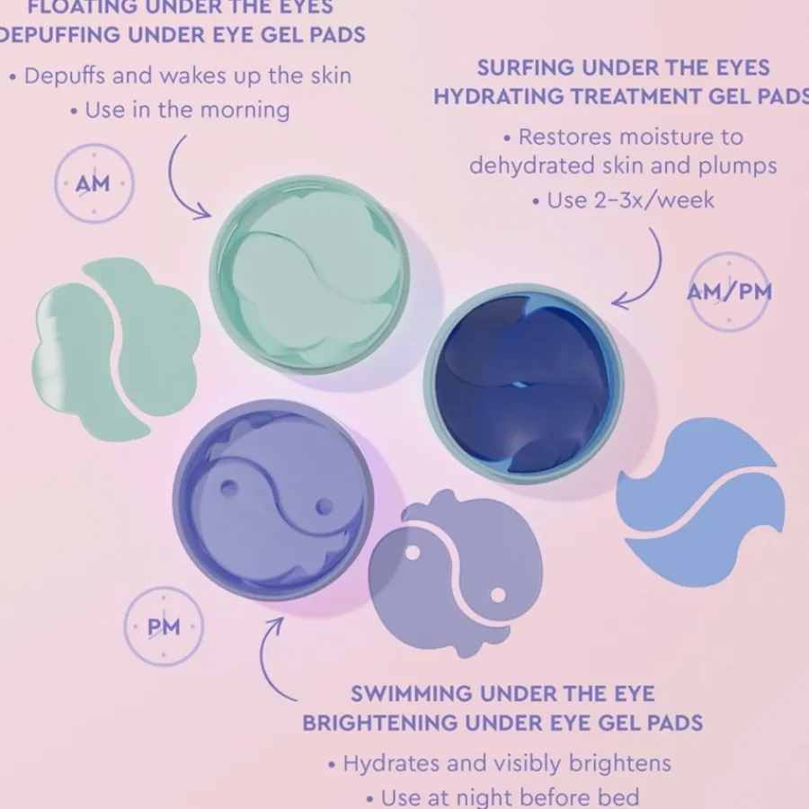 florence by mills Eyes & Lips Floating under the Eyes Depuffing Eye Gel Pads von