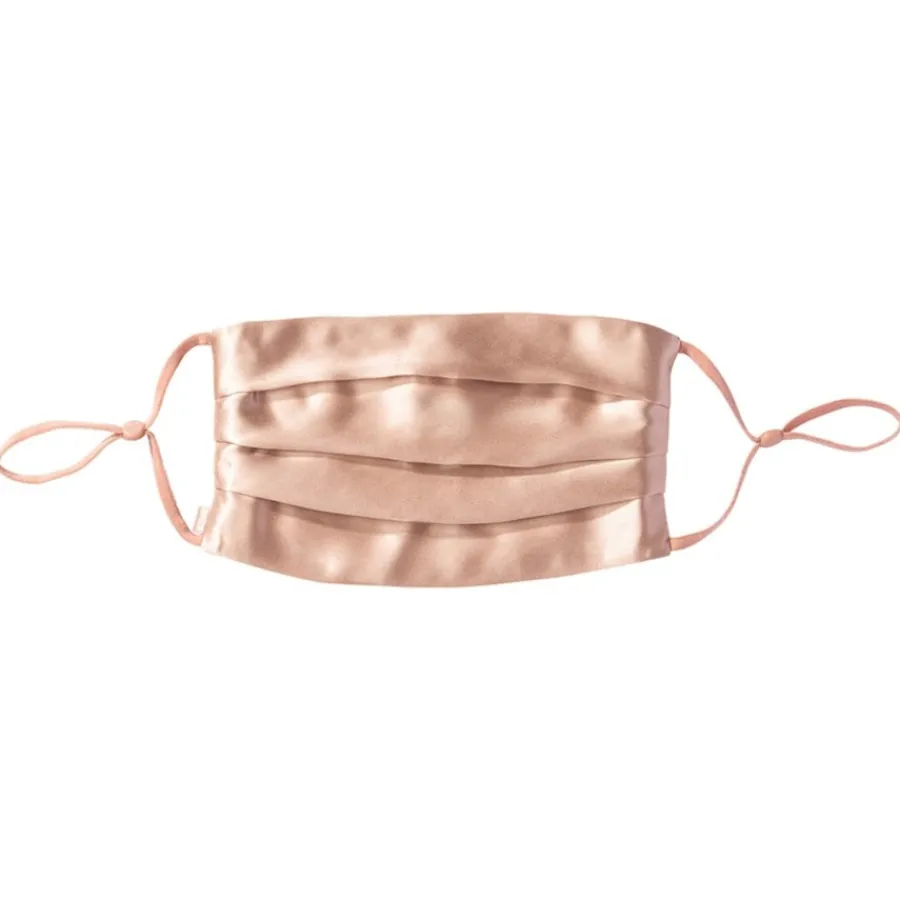 slip Face Coverings Pure Silk Face Cover Rose Gold von Clearance
