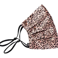 slip Face Coverings Pure Silk Face Cover Rose Leopard von