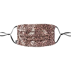 slip Face Coverings Pure Silk Face Cover Rose Leopard von