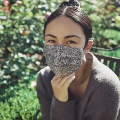 slip Face Coverings Pure Silk Face Cover Leopard von