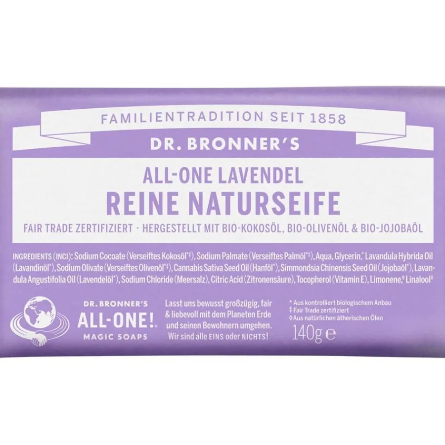 Dr. Bronneru0027s Feste Seifen All-One Lavendel Reine Naturseife von Dr. Bronner's Best