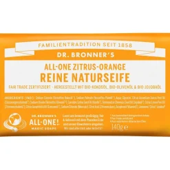 Dr. Bronneru0027s Feste Seifen All-One Zitrus-Orange Reine Naturseife von Dr. Bronner's