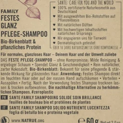 Sante Naturkosmetik Festes Glanz Pflege-Shampoo Bio-Birkensaft von Hot