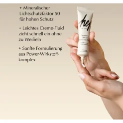 Hej Organic Feuchtigkeitspflege Sensitive SPF50 Daily Sun Fluid von