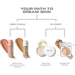 Morphe Fixing Spray & Fixierpuder Clouldlight Soft Glow Veil von Clearance