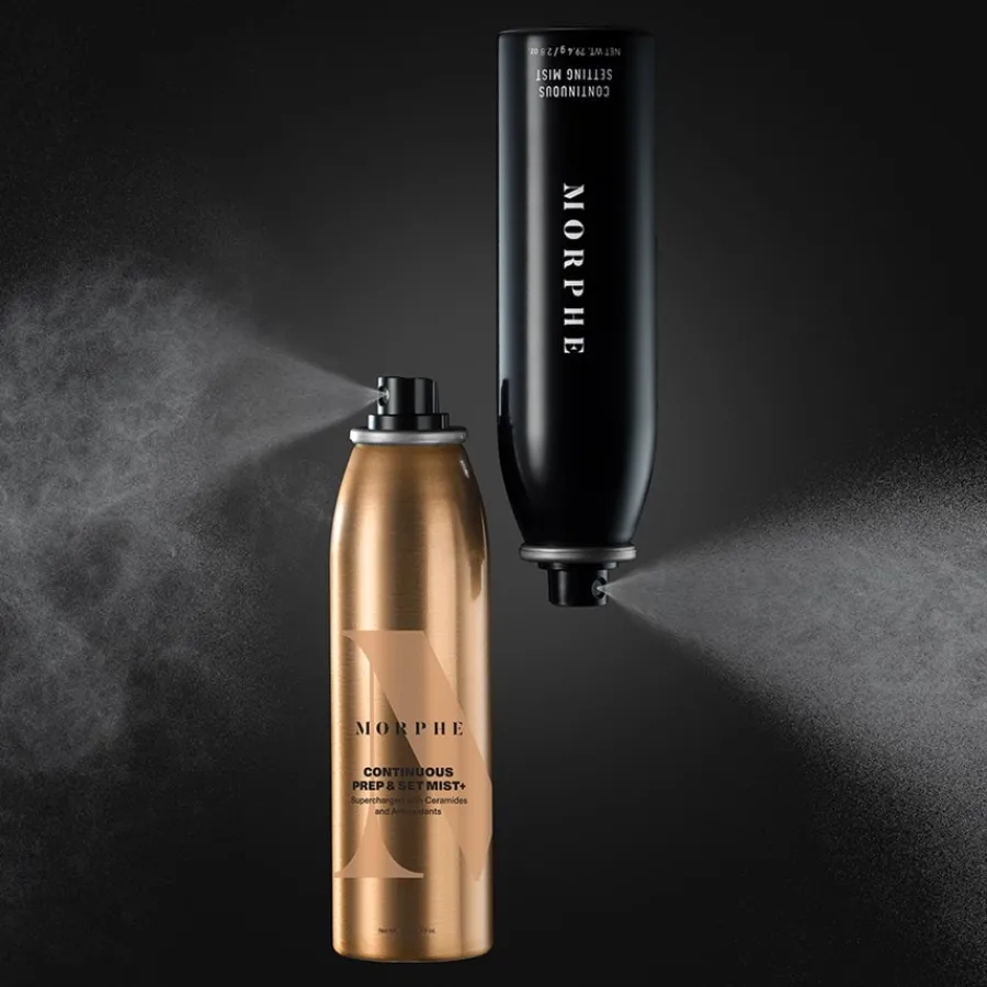 Morphe Fixing Spray & Fixierpuder Continous Prep & Set Mist+ von Clearance