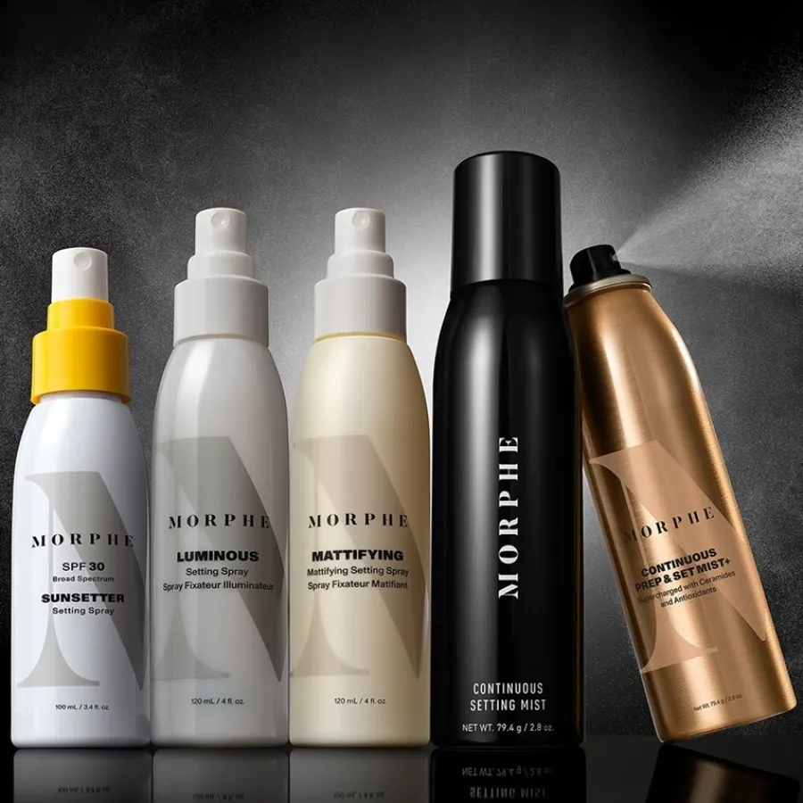 Morphe Fixing Spray & Fixierpuder Continous Prep & Set Mist+ von Clearance