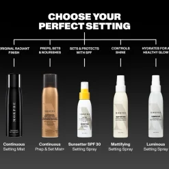 Morphe Fixing Spray & Fixierpuder Continous Prep & Set Mist+ von Clearance