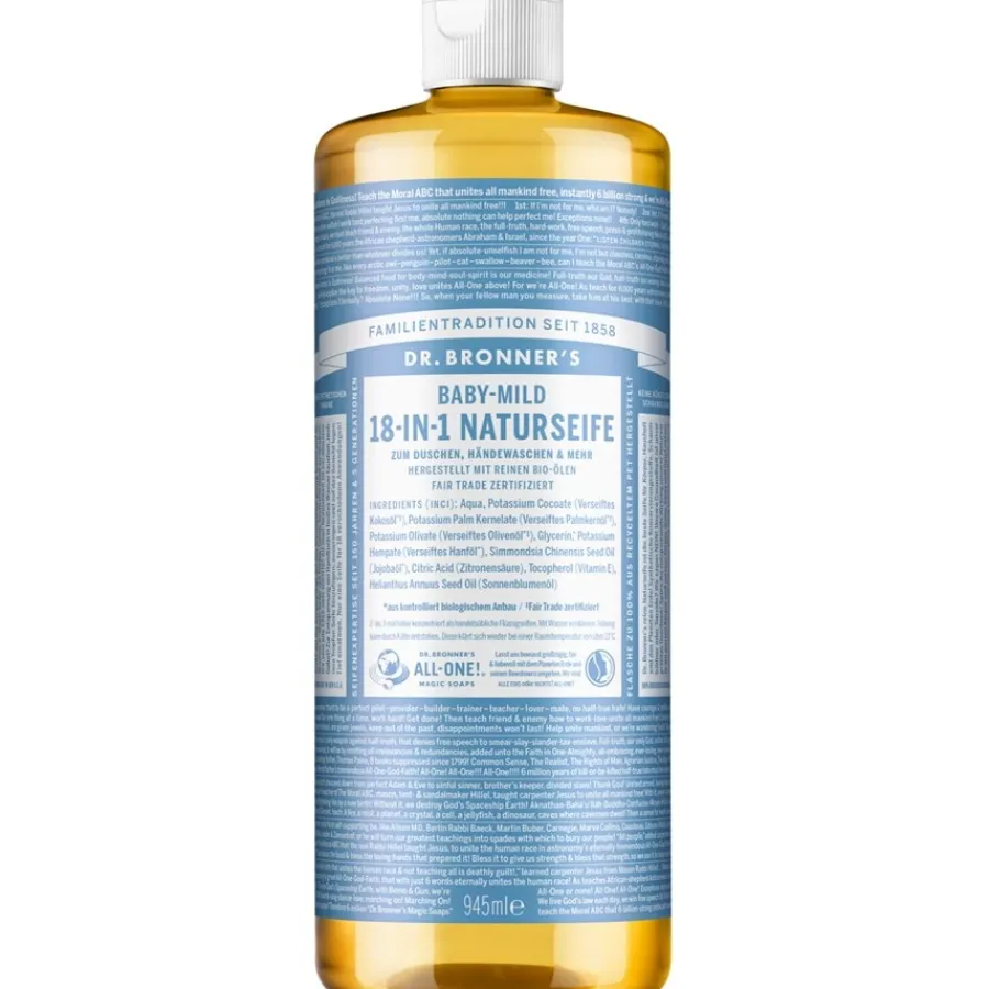 Dr. Bronneru0027s Flüssigseifen Baby-Mild 18-in-1 Naturseife von Dr. Bronner's