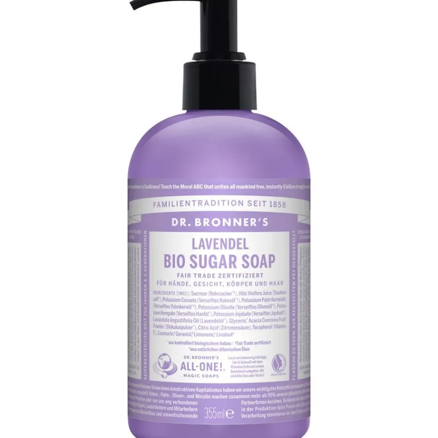 Dr. Bronneru0027s Flüssigseifen Lavendel Bio Sugar Soap von Dr. Bronner's Outlet