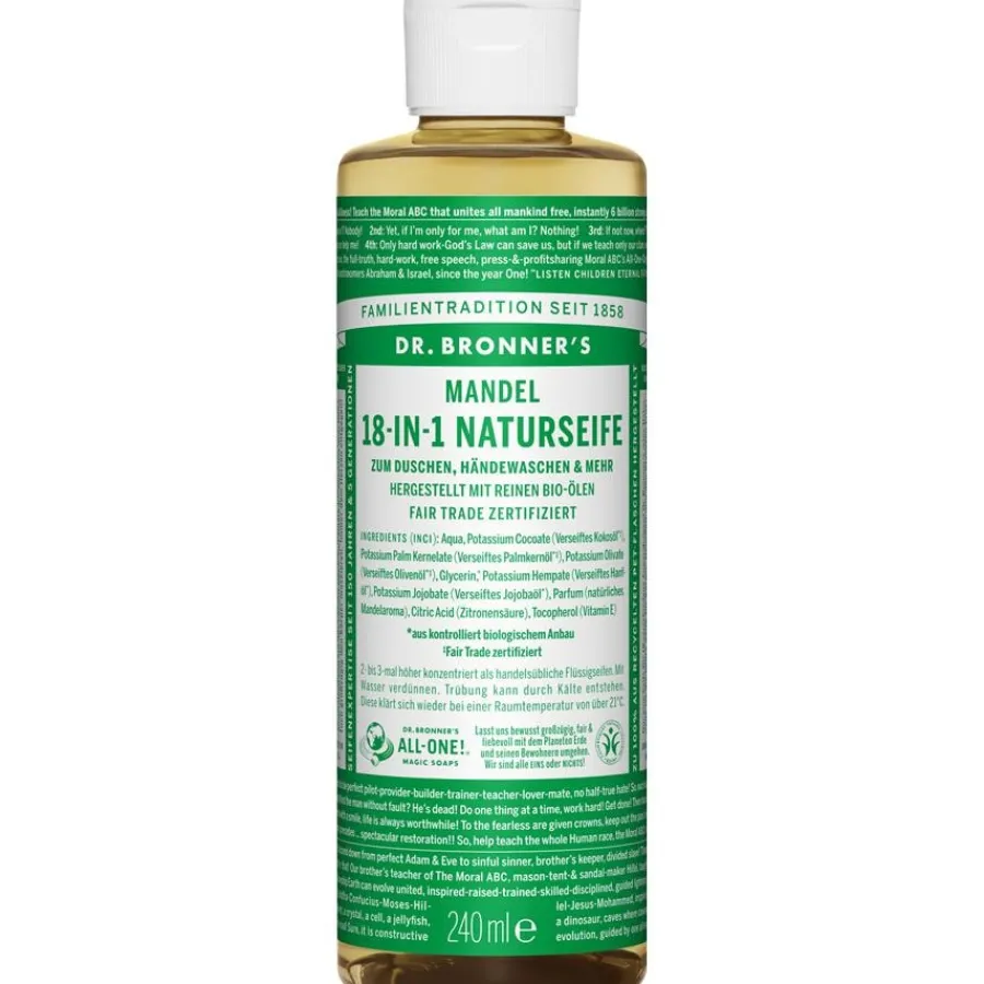 Dr. Bronneru0027s Flüssigseifen Mandel 18-in-1 Naturseife von Dr. Bronner's Best