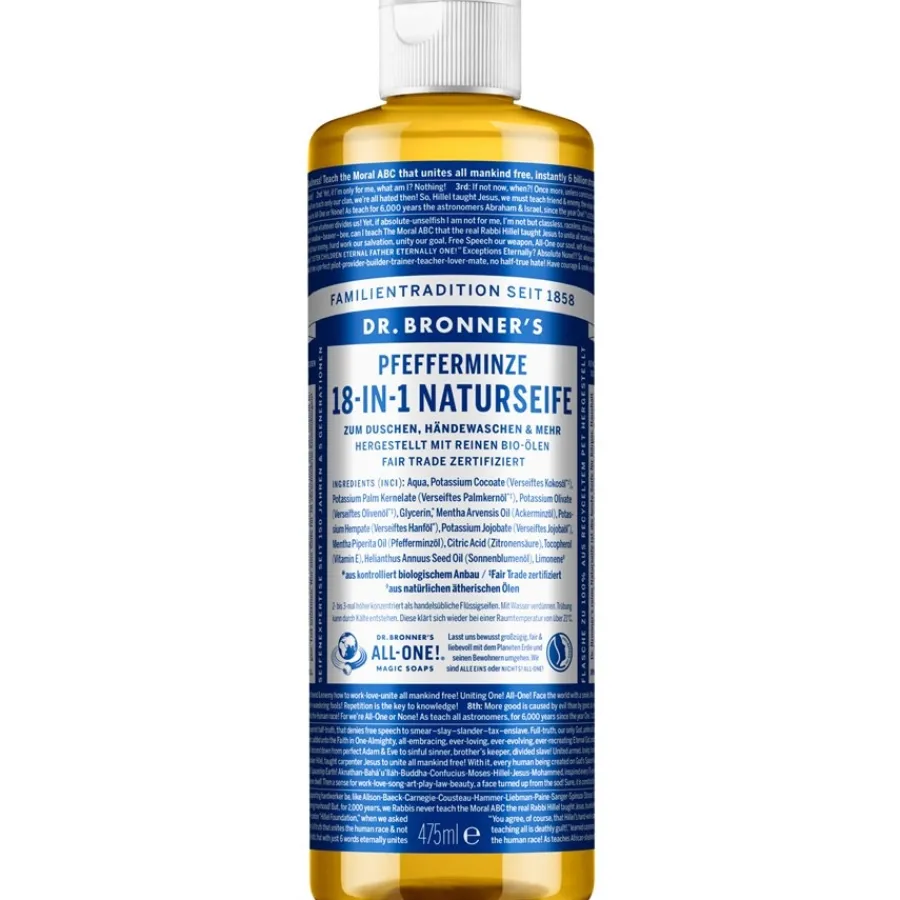Dr. Bronneru0027s Flüssigseifen Pfefferminze 18-in-1 Naturseife von Dr. Bronner's Hot
