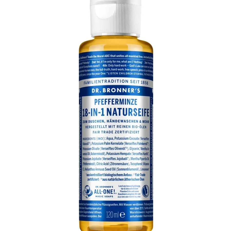 Dr. Bronneru0027s Flüssigseifen Pfefferminze 18-in-1 Naturseife von Dr. Bronner's Hot