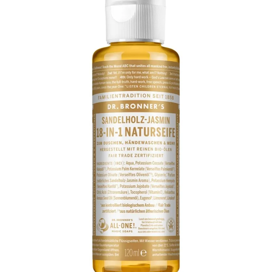 Dr. Bronneru0027s Flüssigseifen Sandelholz-Jasmin 18-1 Naturseife von Dr. Bronner's