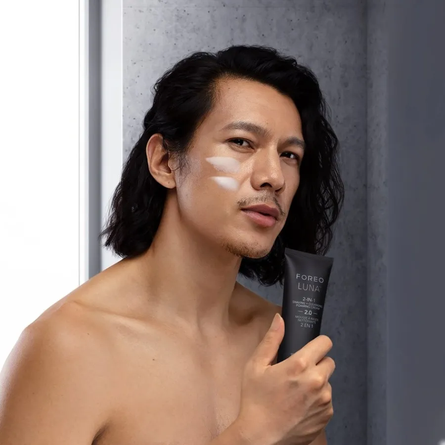 Foreo For Men 2 in 1 Shaving + Cleansing Foam Cream 2.0 von